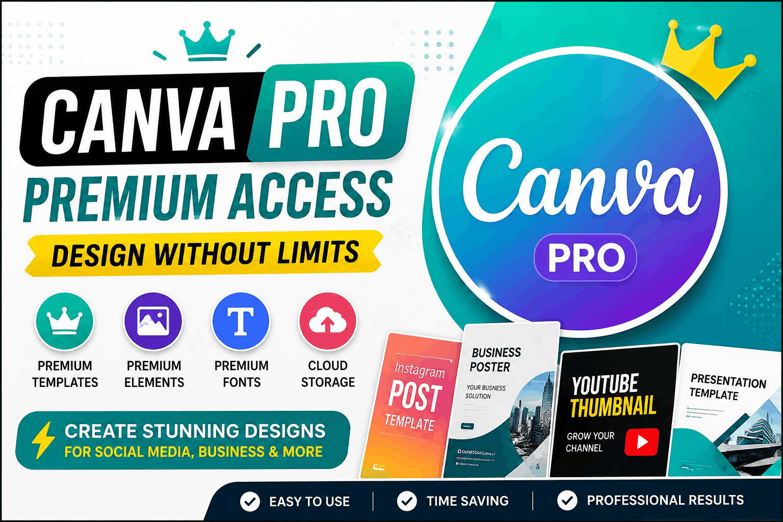 Canva Pro Premium Lifetime Access - Design Tools, Templates & Creative Resources Canva Pro Premium Lifetime Access - Design Tools, Templates & Creative Resources